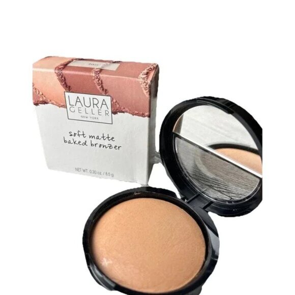 NWT Laura Geller Soft Matte Baked Bronzer Fair - Picture 2 of 5